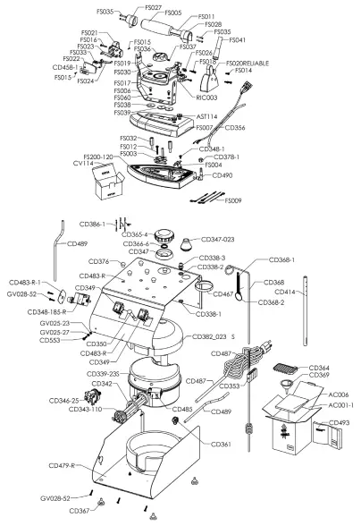 Reliable-3000IS-Steam-Ironing-System-fig-2