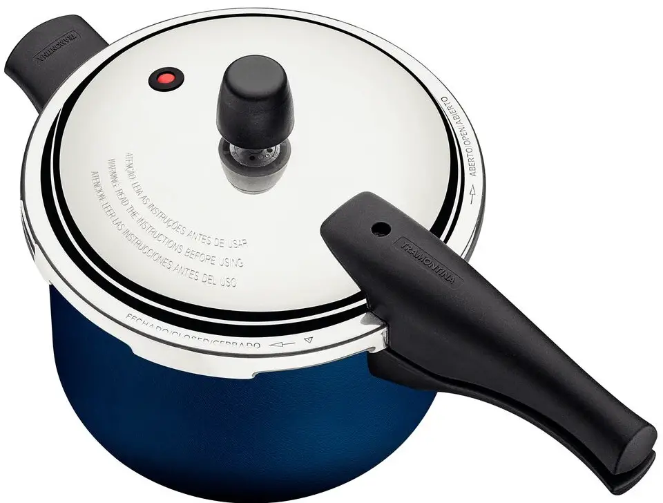 TRAMONTINA Vancouver Spot Aluminum Pressure Cooker