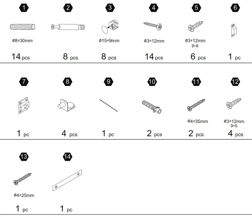 TEAMSON HOME 7039 Madison 18 75 in W x 6 in D x 19 in H Removable Wooden Medicine Cabinet - Hardware