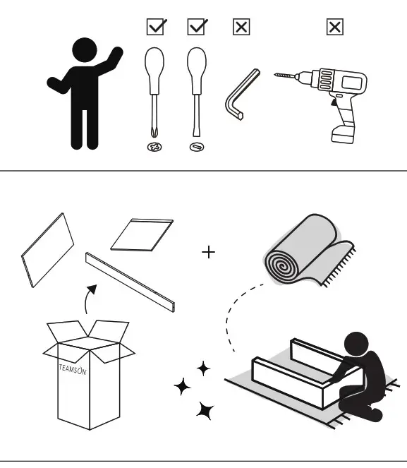 TEAMSON HOME 7039 Madison 18 75 in W x 6 in D x 19 in H Removable Wooden Medicine Cabinet - Product Overview 1