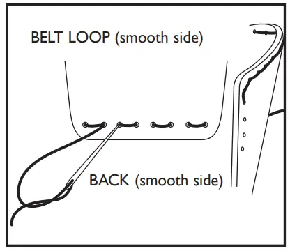 Tandy 44346-00 Winsor Leather Belt Bag Kit - fig 5