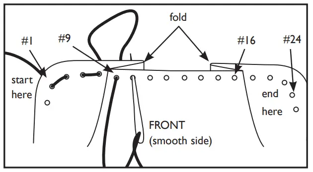 Tandy 44346-00 Winsor Leather Belt Bag Kit - fig 7