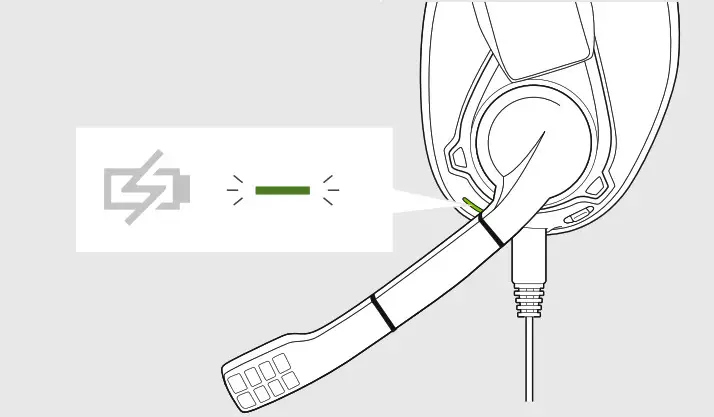 Sennheiser SCBT12 GSP 370 Wireless Gaming Headset - Charging the Battery 2