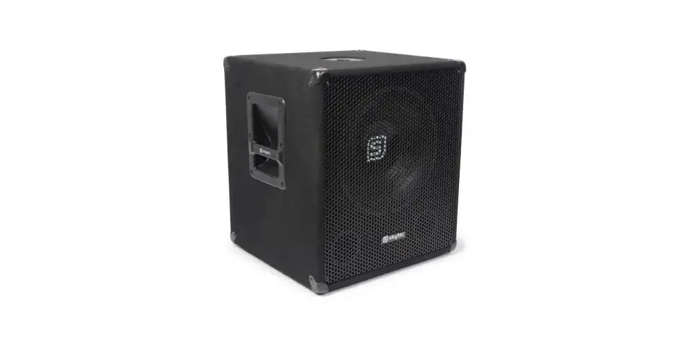 Skytec 170.758, 170.760 Smwba Series Bi-amplified Active Subwoofer Instruction Manual