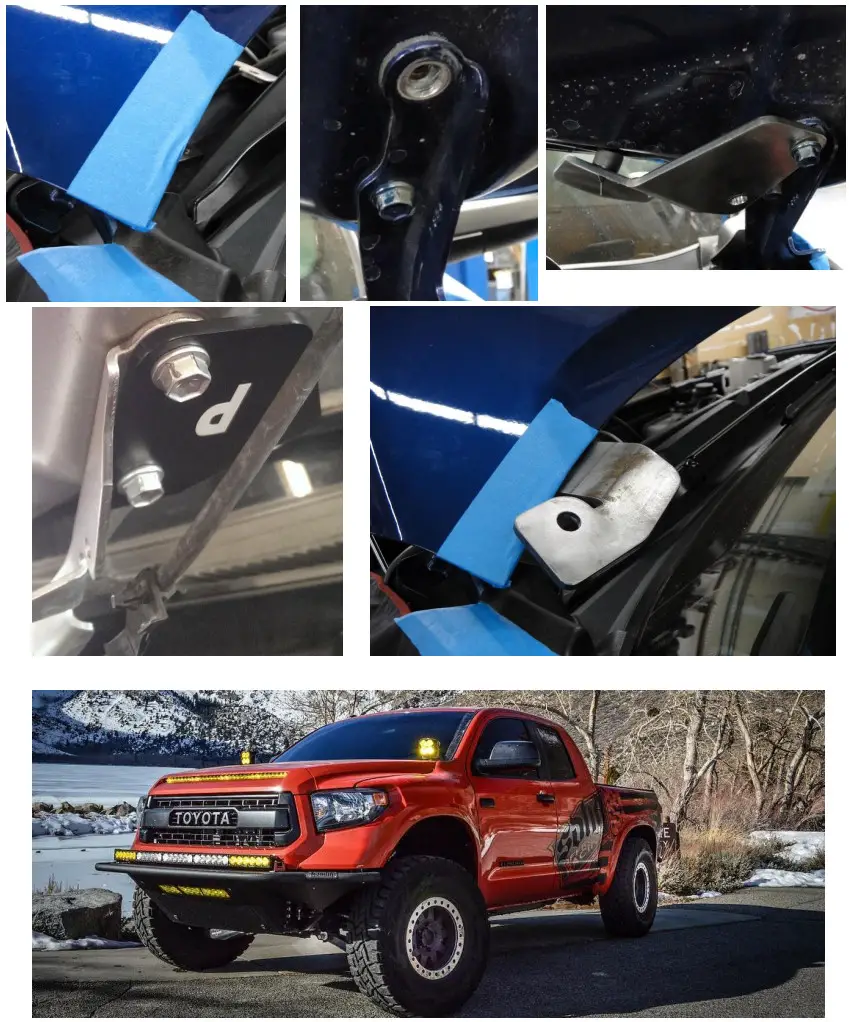 SDHQ 14 21 Tundra A Pillar Light Mounts - Figure 2