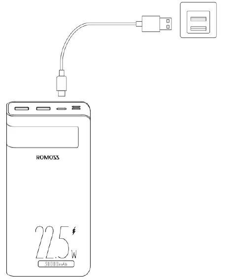ROMOSS SENSE8PF 30000mAh Power Bank 4