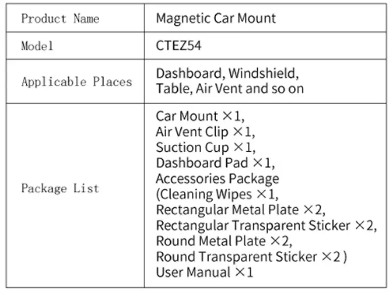 VANMASS-CTEZ54-Magnetic-Car-Phone-Holder-Mount-fig-10