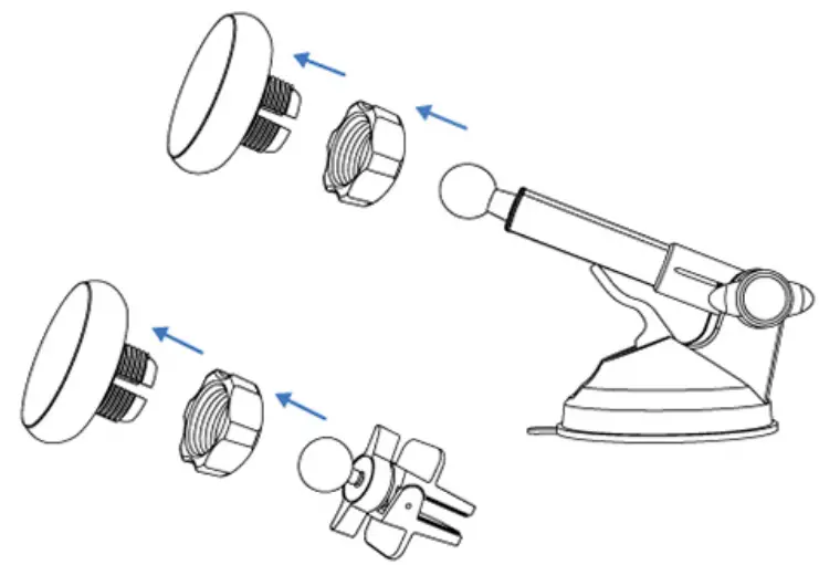 VANMASS-CTEZ54-Magnetic-Car-Phone-Holder-Mount-fig-8