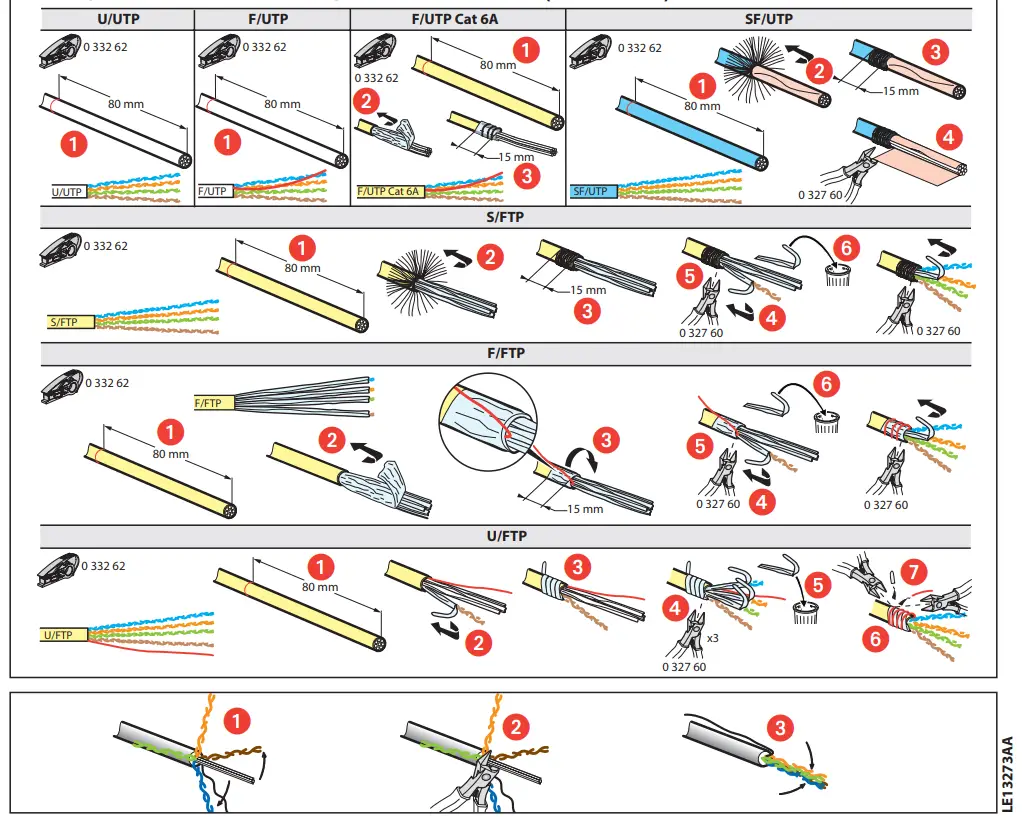 legrand 632905 RJ45 CAT 6A STP Keystone Connector - fig 2