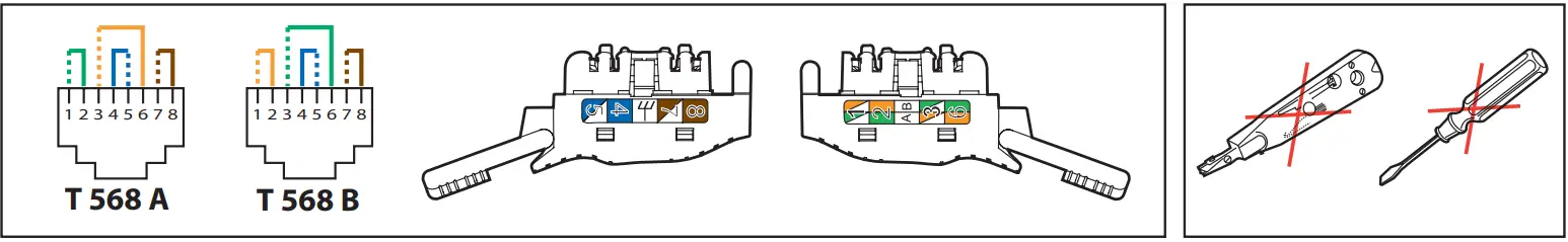 legrand 632905 RJ45 CAT 6A STP Keystone Connector - fig 3