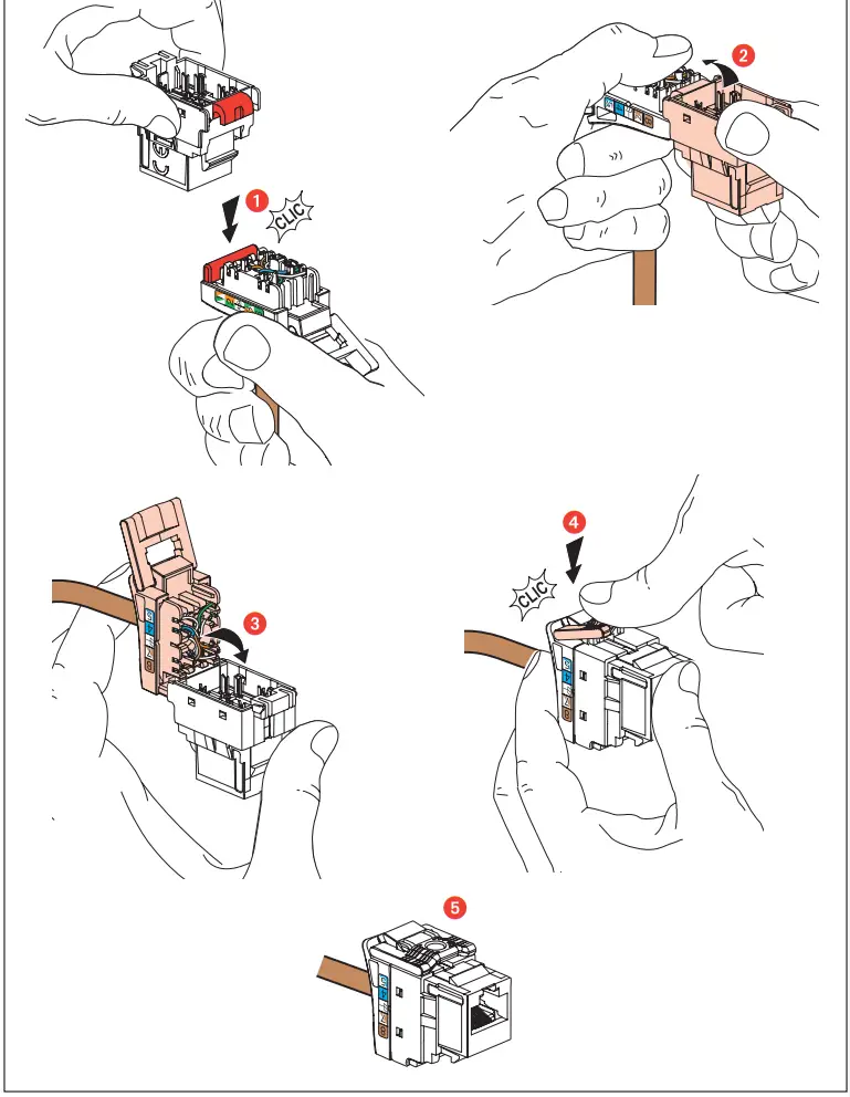 legrand 632905 RJ45 CAT 6A STP Keystone Connector - fig 6