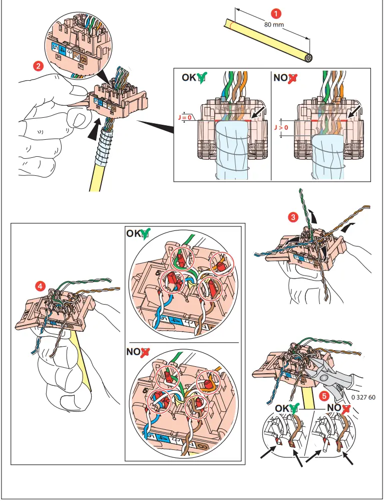 legrand 632905 RJ45 CAT 6A STP Keystone Connector - fig 9