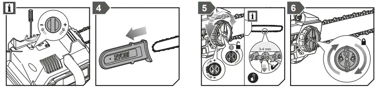 RYOBI RY36CSX35A 0 Cordless Chain Saw - Figure 12