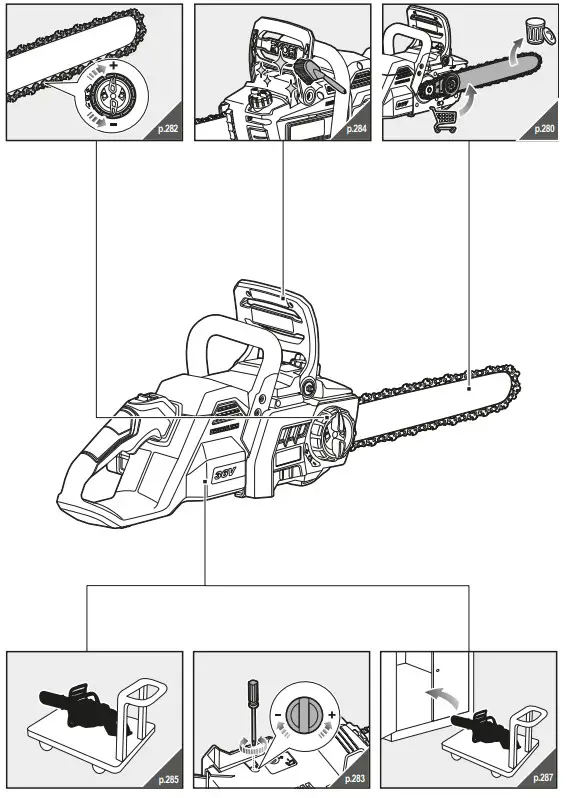 RYOBI RY36CSX35A 0 Cordless Chain Saw - Figure 15