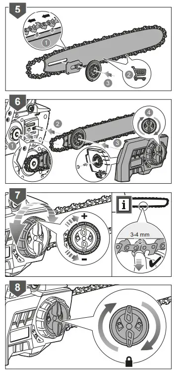 RYOBI RY36CSX35A 0 Cordless Chain Saw - Figure 17