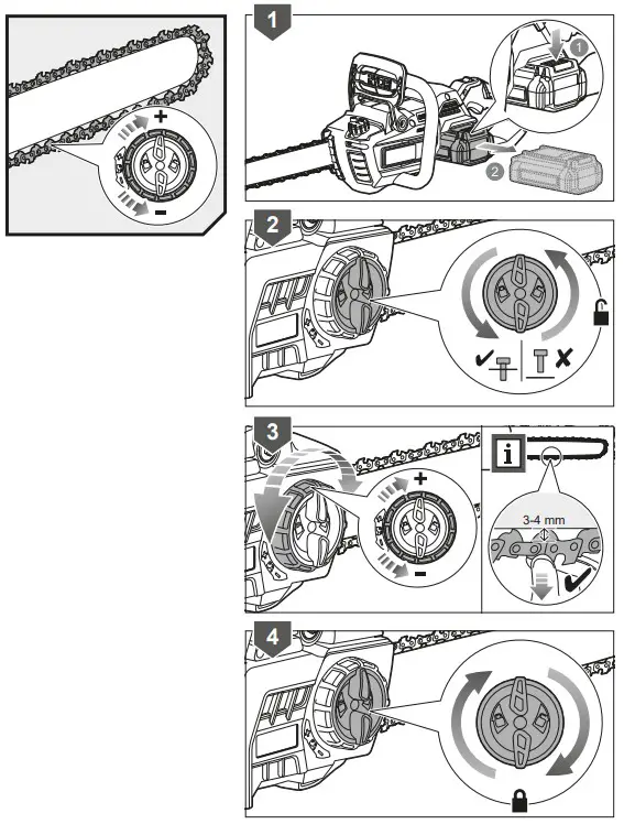 RYOBI RY36CSX35A 0 Cordless Chain Saw - Figure 18