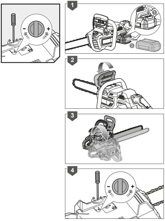RYOBI RY36CSX35A 0 Cordless Chain Saw - Figure 19