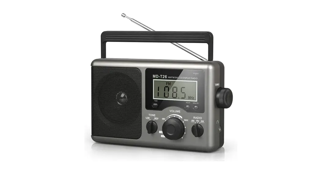 Greadio Md-t26 Am/ Fm/sw Lcd Display Radio User Manual