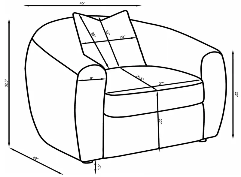 WOODSTOCK-509873-Coaster-Living-Room-Chair-fig-6