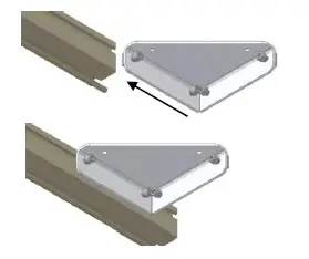 ROPOX FlexiElectric Corner Wall Mounted Corner Frame Instruction (7)