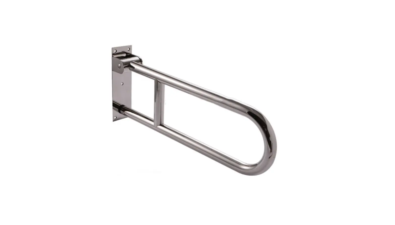 Gima 304 Stainless Steel Foldable U Shape Toilet Safety Grab Bar 70cm Long Instruction Manual