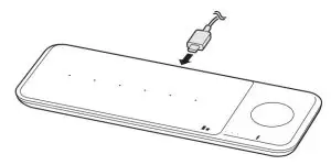 FIG 2 Charging the device