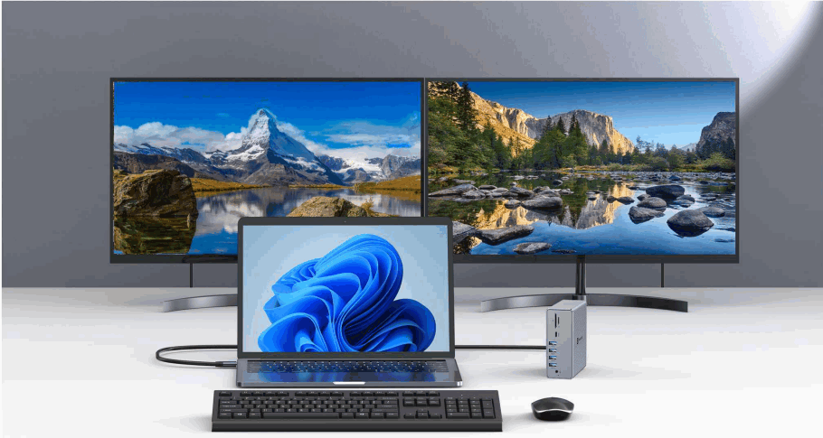 TOBENONE UDS030 USB C Docking Station Dual Monitor - fig