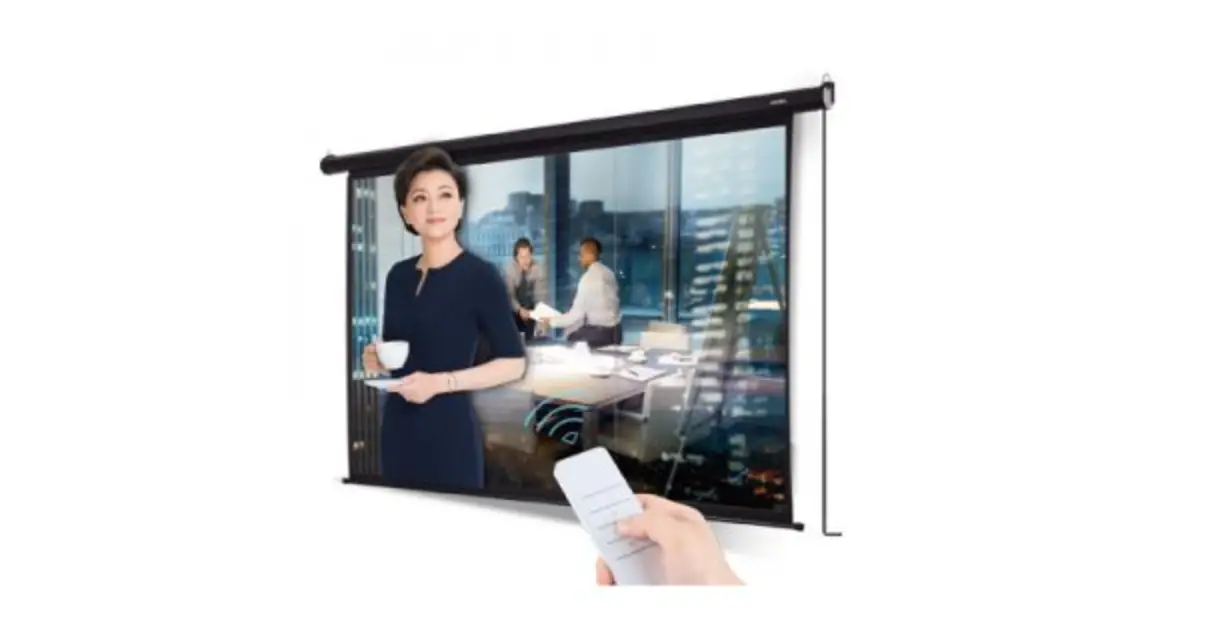Deli 50454 Electric Motorized Projection Screen User Manual