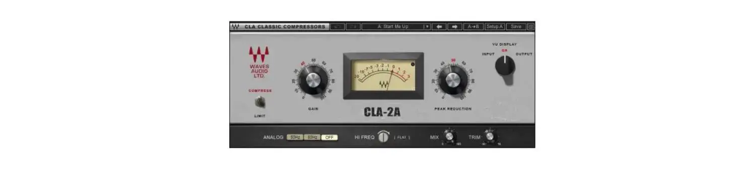 Waves Cla-2a Compressor User Guide Waves Cla-2a Compressor User Guide