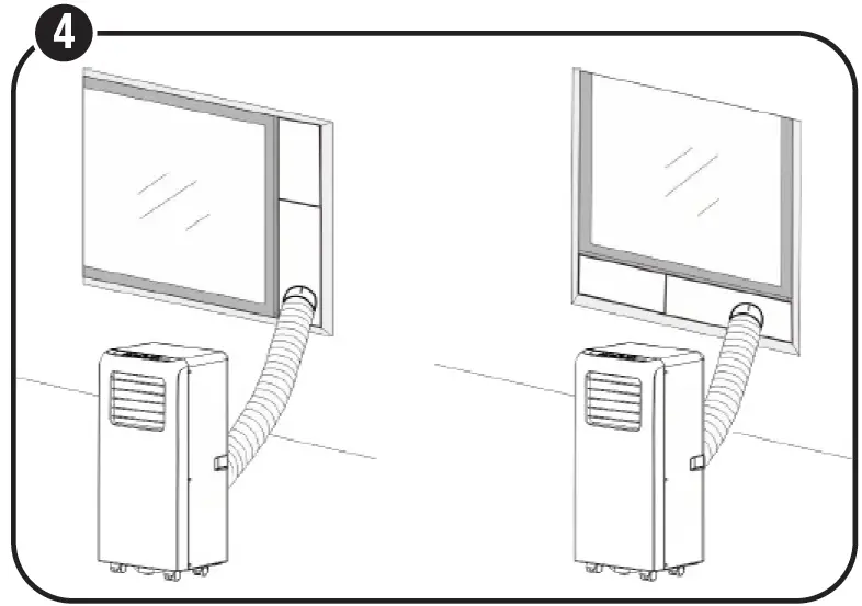 STIRLING PA19W Wi-Fi Portable Air Conditioner setting up 4