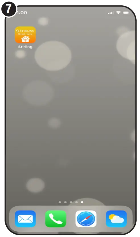 STIRLING PA19W Wi-Fi Portable Air Conditioner setting up 7