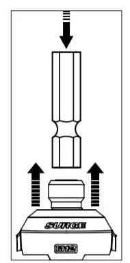 milwaukee 2551-20 M12 Fuel Surge - Attaching and Removing