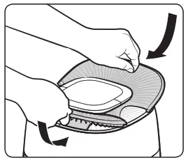 SAMSUNG AX40R3030WM Air Purifier - Assembling the grille