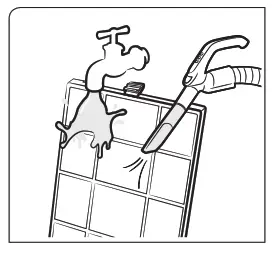 SAMSUNG AX40R3030WM Air Purifier - Clean pre filter