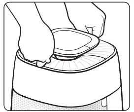 SAMSUNG AX40R3030WM Air Purifier - Disassembling the grille