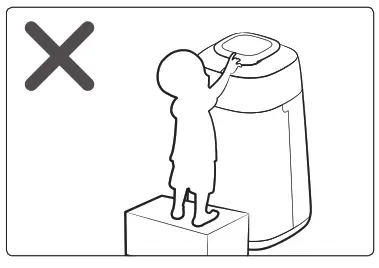 SAMSUNG AX40R3030WM Air Purifier - Safety Precautions 3