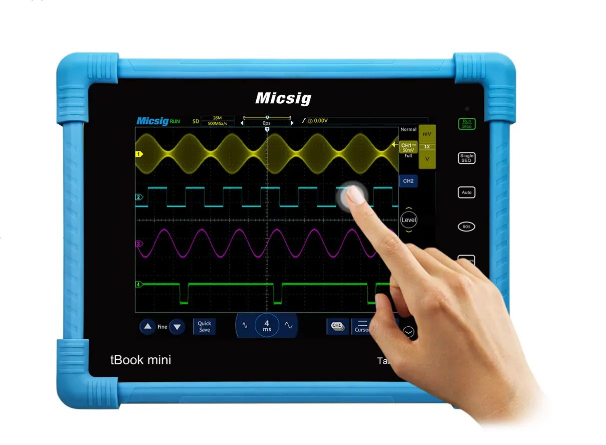 Micsig Tablet Oscilloscope Tbook Mini To1000 Series User Manual