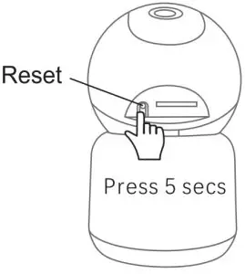 Lametuty LA-400W 5G Wi-Fi Home Camera - reboot Camera