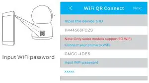 Lametuty LA-400W 5G Wi-Fi Home Camera - wifi connectet