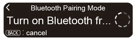 Enjoy music using Bluetooth 1