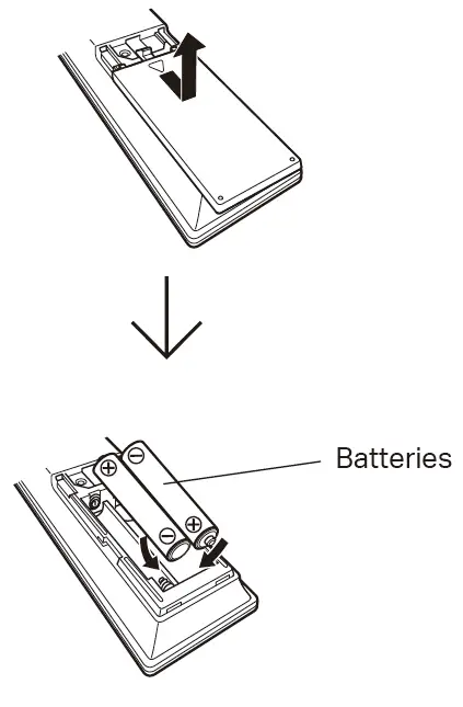 Install batteries