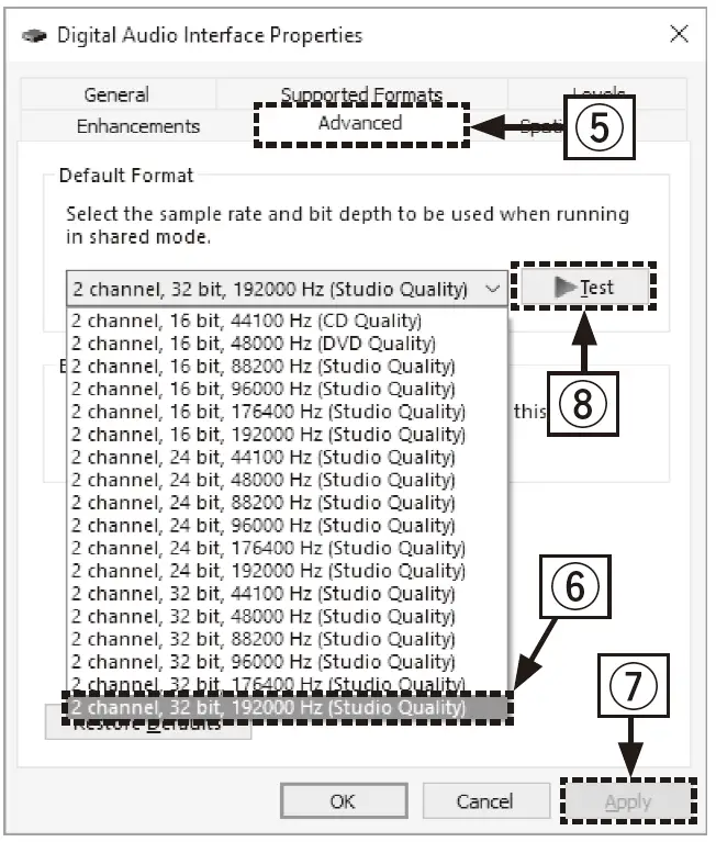 Listen to audio from PC or Mac 2