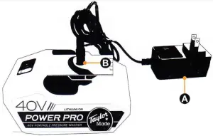 Plug battery charger