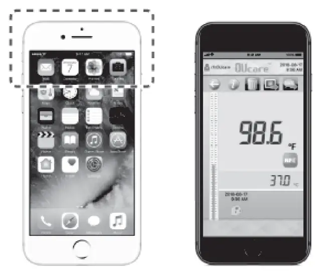 Read-back last memory by NFC