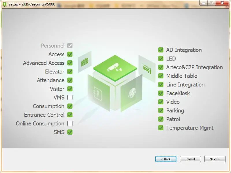 ZKTeco ZKBioSecurity V5000 Application- Installation Steps 12