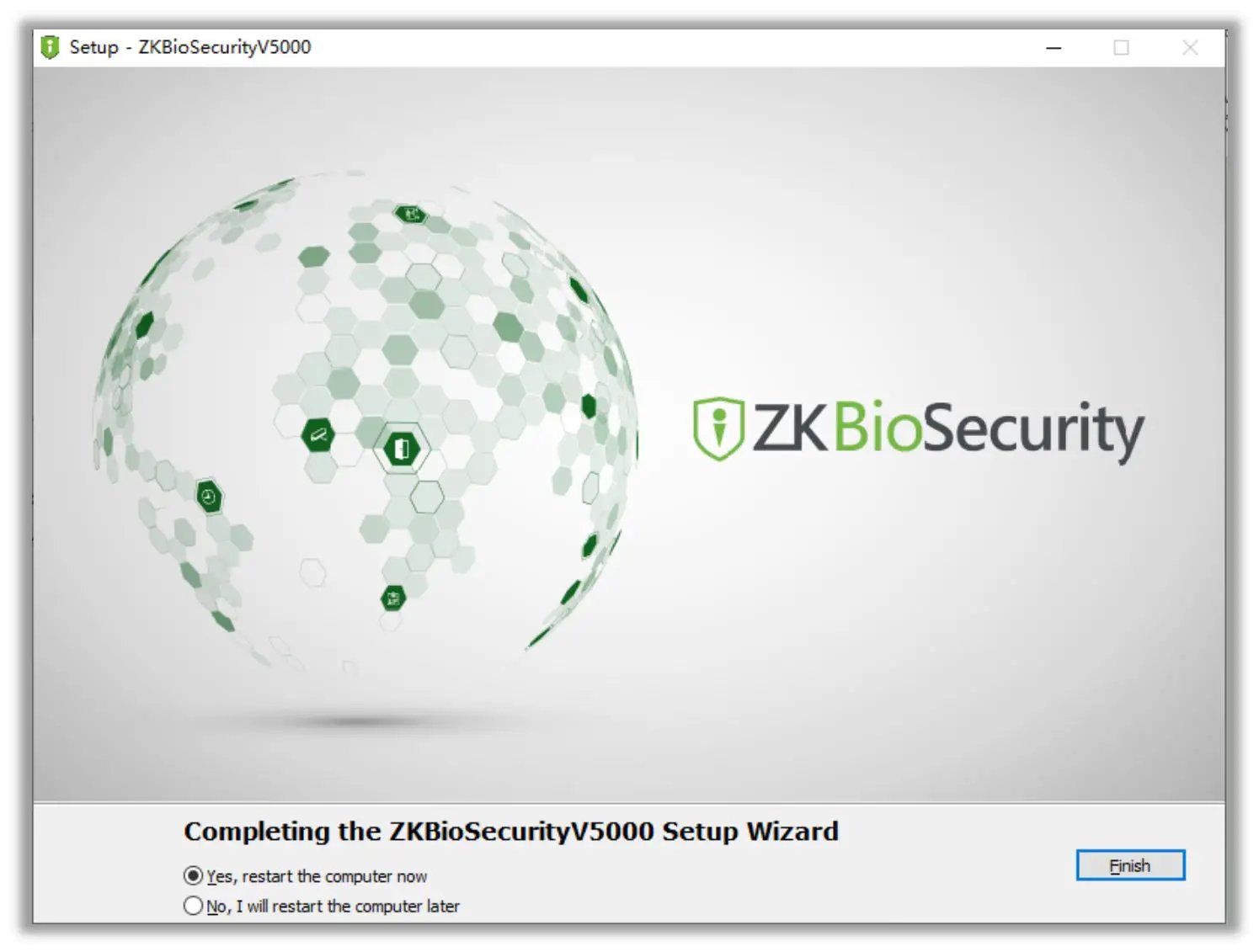 ZKTeco ZKBioSecurity V5000 Application- Installation Steps 14