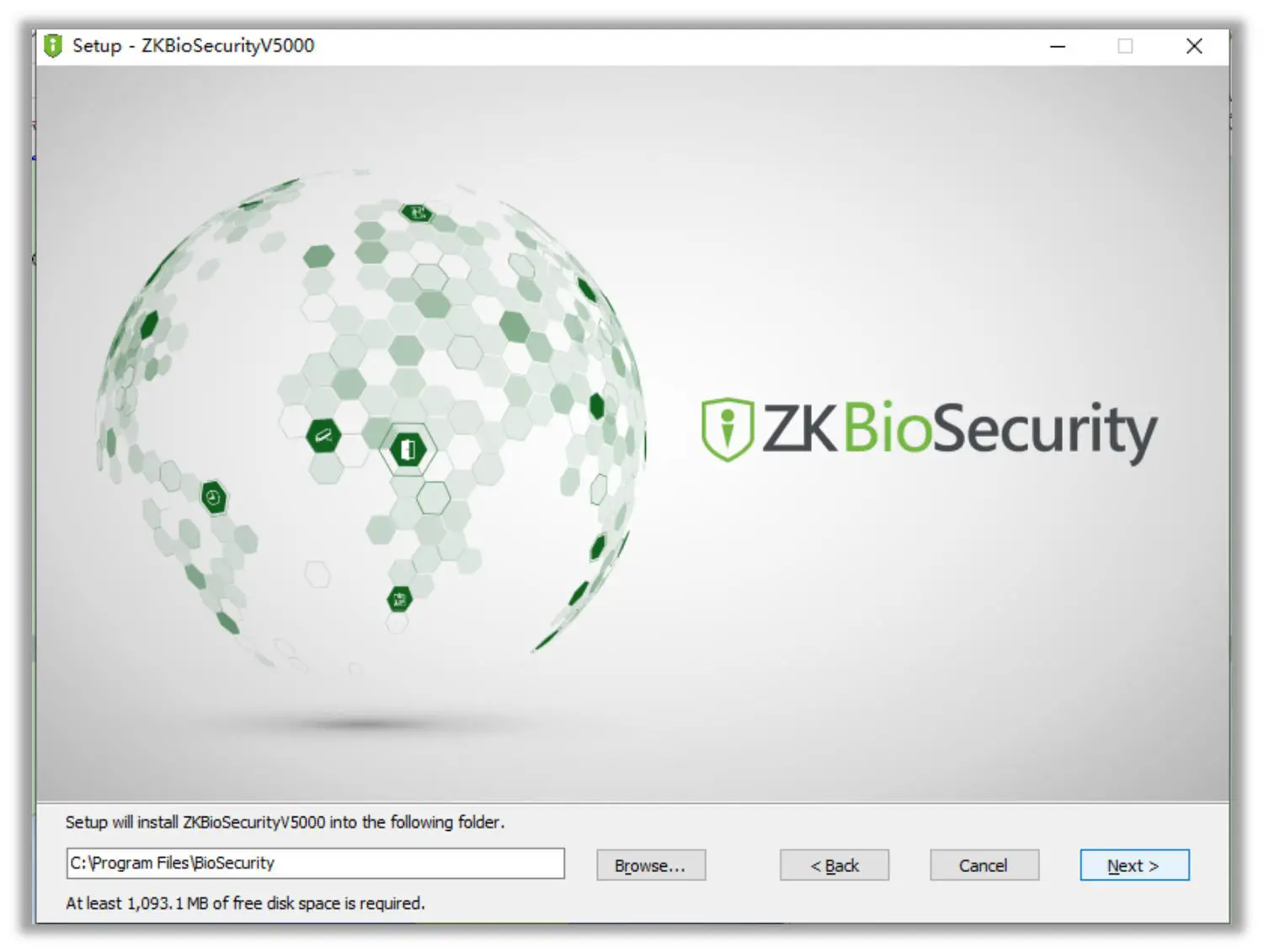 ZKTeco ZKBioSecurity V5000 Application- Installation Steps 8
