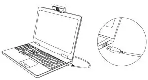 FIG 5 Connecting the Webcam