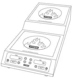 WARING WIH800 Step-Up Double Induction Range