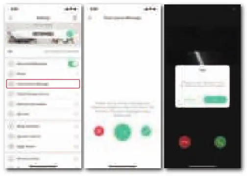 Meco WiFi Video Doorbell - leave a Voice message